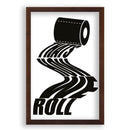 This is how we roll I WC I Toillet I Badkamer I Typografie I Illustratie I Walljar.com
