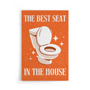 Le meilleur siège de la maison : les toilettes