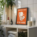 Le meilleur siège de la maison : les toilettes