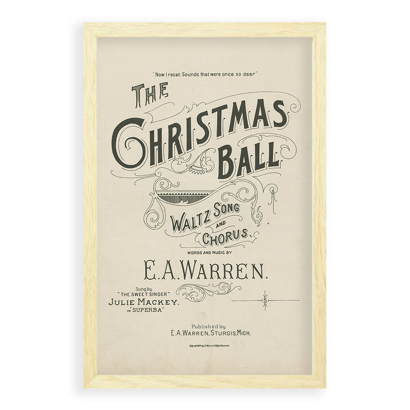 Christmas Ball Card