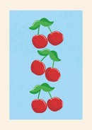 Three Graphic Cherries