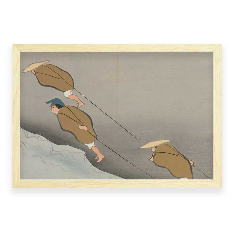 Kamisaka Sekka - Tugging Boats