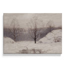 Deux arbres dans la neige