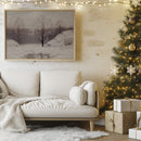 Deux arbres dans la neige