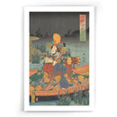 Utagawa Kunisada - Rowing Boat - Drieluik