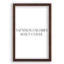 Vacation Calories Don't Count