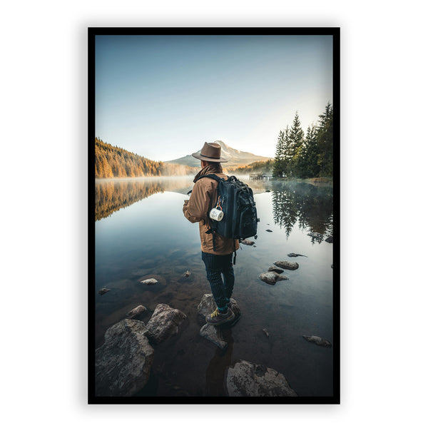 Poster with frame - 70 x 100 cm