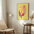 Yellow Abstract Flower