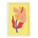 Yellow Abstract Flower