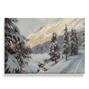 Lumière du soleil sur les montagnes