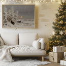 Coucher de soleil en hiver