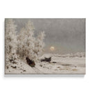 Coucher de soleil en hiver