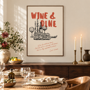 Wine & Dine – Feesttafel met Kandelaar in een feestelijke eetkamer met crème wand en donkere houten sidetable
