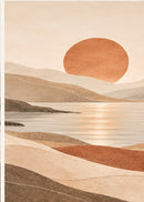 Japandi Sunset drieluik deel 2