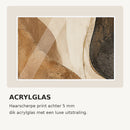 organic earth flow – acrylglas materiaalomschrijving