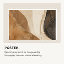 organic earth flow – poster materiaalomschrijving