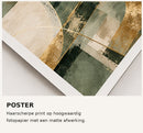 Poster met volledige materiaalomschrijving
