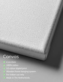 Materiaalinformatie canvas – Walljar