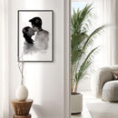 Oil Paint man and woman - Walljar