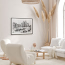 Bella Milano Piazza del Duomo l poster met lijst - Walljar