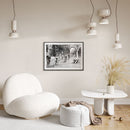 Bella Milano Piazza Cavour poster met lijst - Walljar