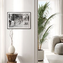 Bella Milano Piazza Cavour poster met lijst - Walljar