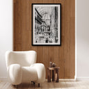 Bella Milano Galleria Vittorio Emanuele lV poster met lijst - Walljar