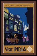 A Street By Moonlight (Visit India) - Walljar