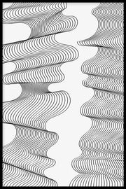 Line art poster