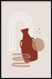 Abstracte schilderij