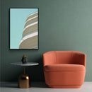 Abstract Wit Gebouw - Walljar