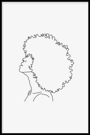 Line art poster