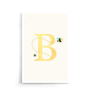 Bijen alfabet poster 