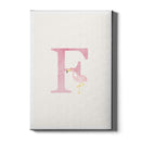 flamingo alfabet poster