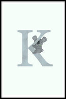 Koala alfabet poster