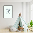 Koala alfabet poster
