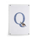 Kwartel alfabet poster