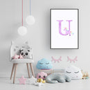 Eenhoorn alfabet poster