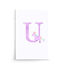 Eenhoorn alfabet poster