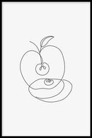 Appel line art poster