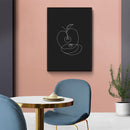 Appel line art poster