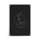 Appel line art poster