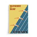 Australië Sunshine And Surf - Walljar