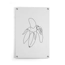 Banaan line art poster