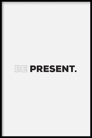 Poster met tekst