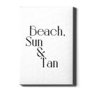 Beach, Sun & Tan - Walljar