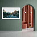 Bergen autoweg poster