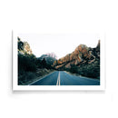 Bergen autoweg poster