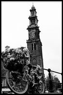 Blooming Bicycle & Westertoren - Walljar