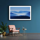 Mist landschap poster
